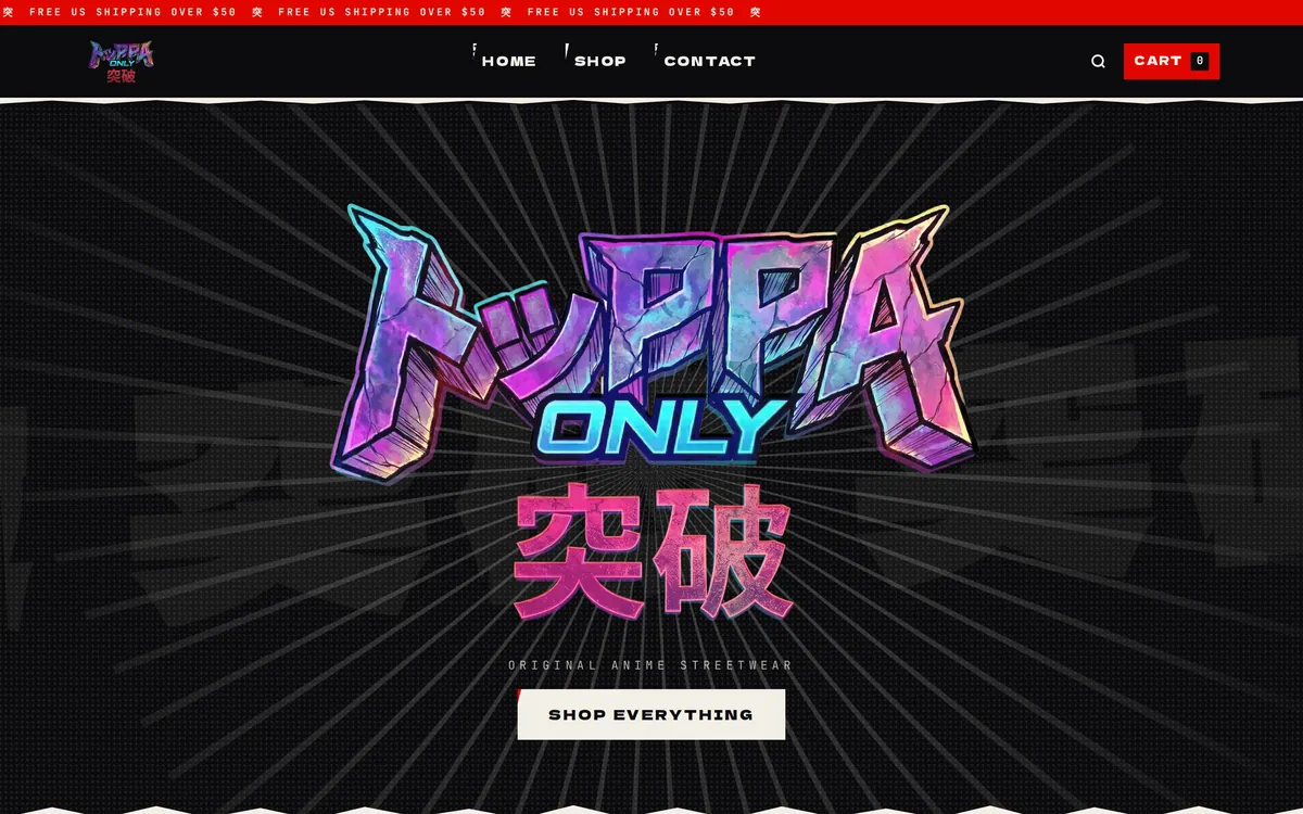 ToppaOnly storefront home page